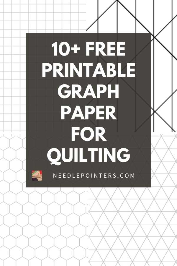 12  FREE Printable Graph Paper for Quilting Needlepointers com