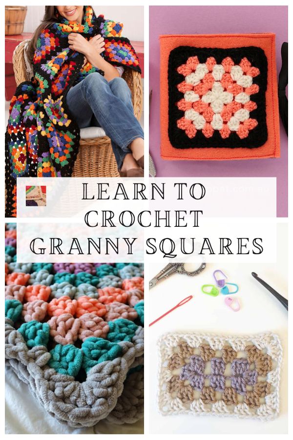 Learn to Crochet Granny Squares