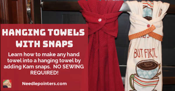 Kitchen Towel with Snaps Project