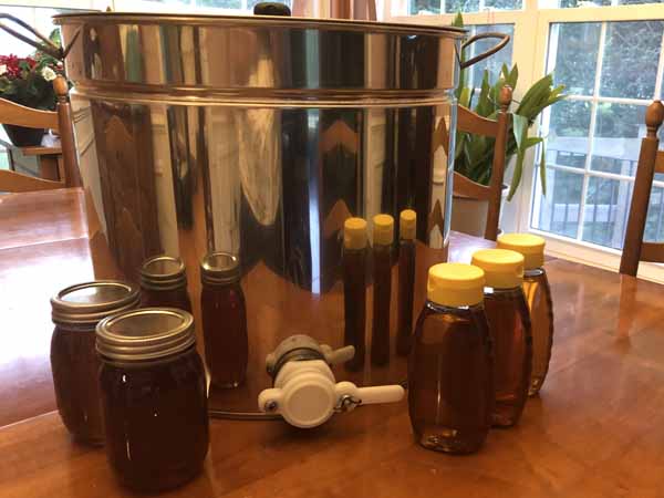 Harvesting Honey - Jarred Honey