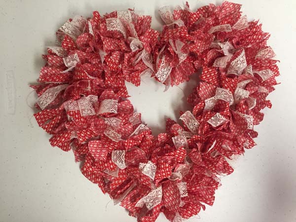 Valentines Day Wreath, Love Day Wreath, Love Wreath, Valentines Wreath,  Heart Wreath, Denim Heart Wreath 