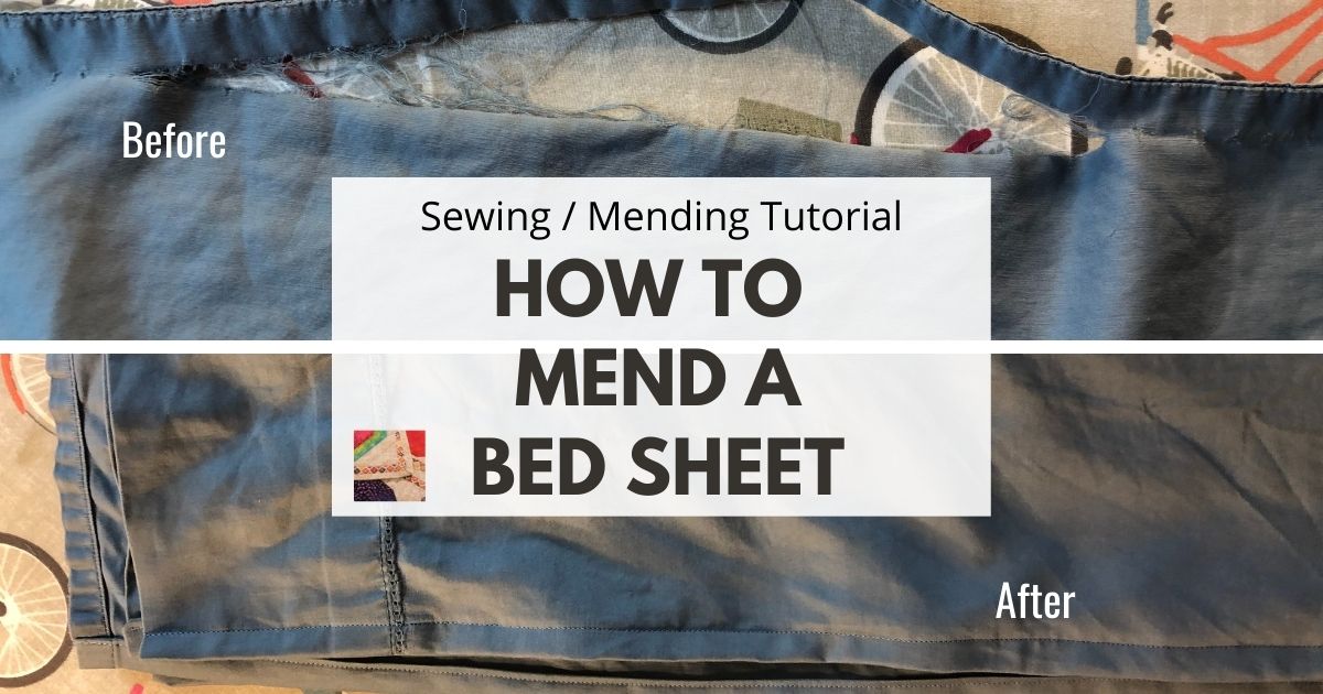 How to Mend a Torn Bed Sheet | Needlepointers.com