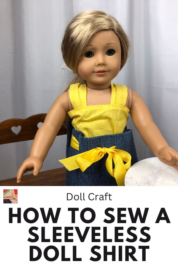 How to Sew a Sleeveless Doll Shirt Pin