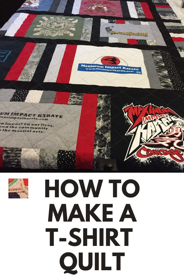 How to Make a T-Shirt Quilt | Needlepointers.com