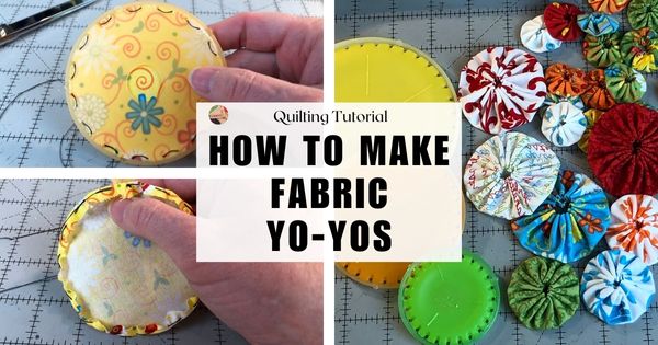 How to make Fabric Yo-Yos with the Clover Yo-Yo Maker | Needlepointers.com