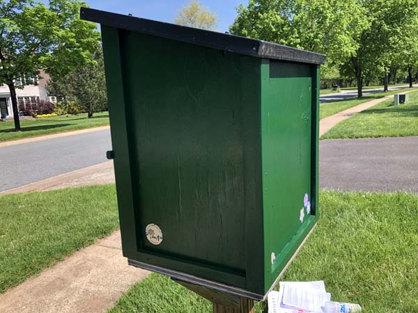 How to Paint and Refresh a Little Free Library | Needlepointers.com