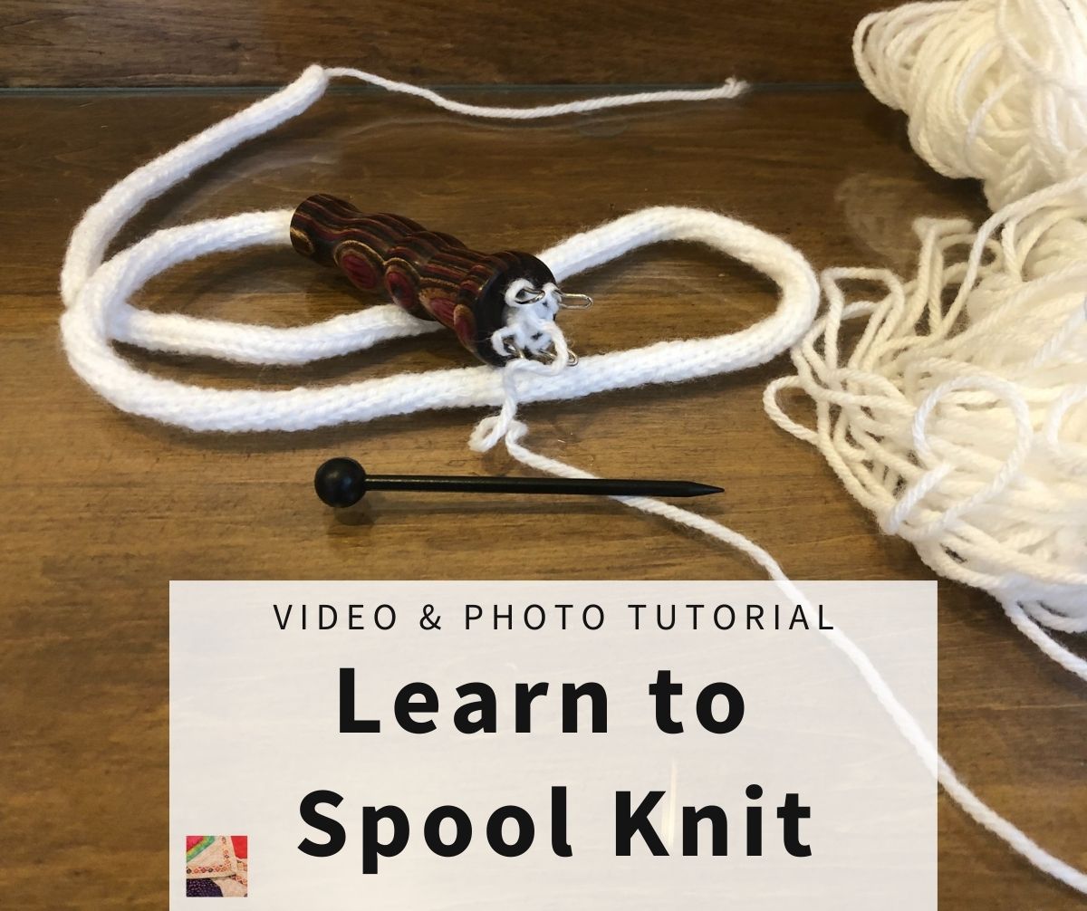 French Knitter Tool 2 Pack, Wooden Knitting Set Spool Knitting Doll Knit
