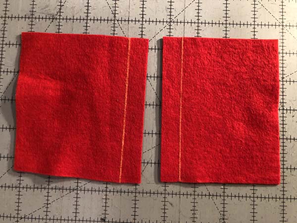 How to sew a Lapped Seam for Leather, Fleece, Felt or Suede ...