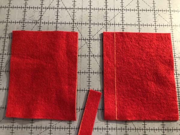 How to sew a Lapped Seam for Leather, Fleece, Felt or Suede ...