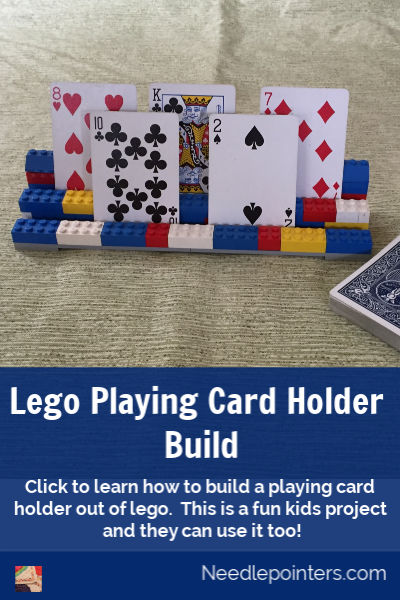 Lego Playing Card Holder - pin