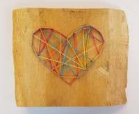 Cardboard Heart String Art (No Nails, Wood or Tacks) - Happy Hooligans