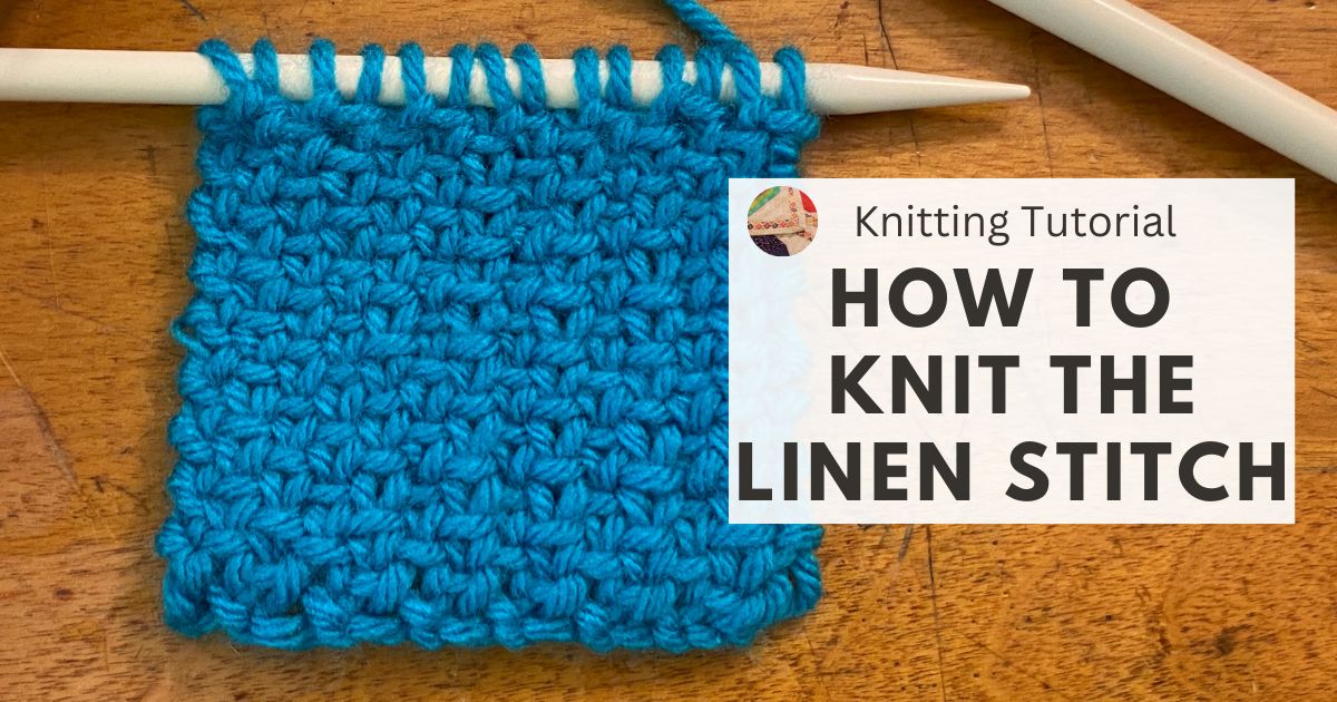 How to Knit the Linen Stitch Knitting Pattern | Needlepointers.com