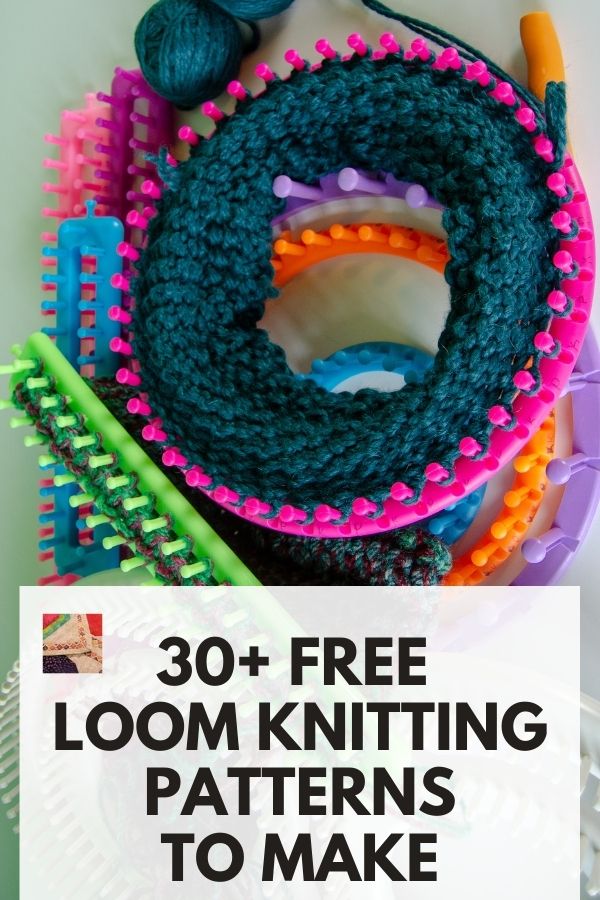 30+ Free Loom Knitting Patterns and Projects