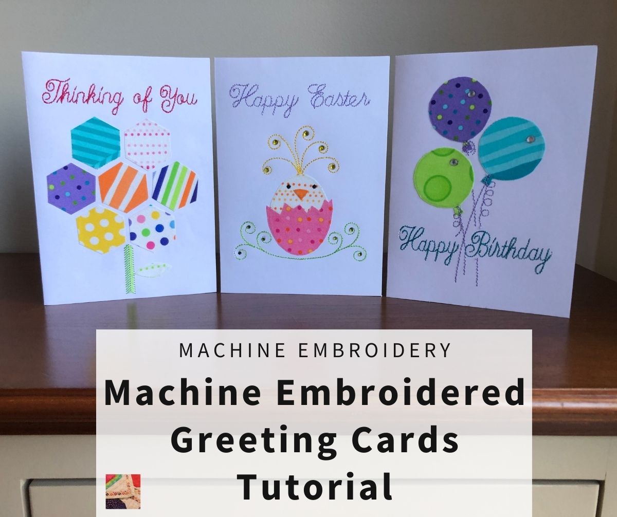 How to Make Embroidered Greeting Cards - WeAllSew