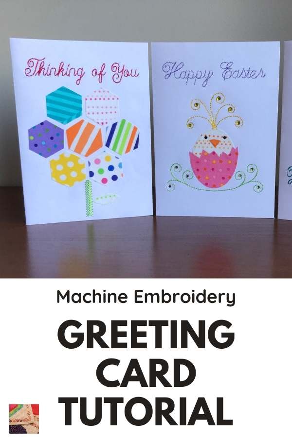 Embroidered Greeting Card Tutorial