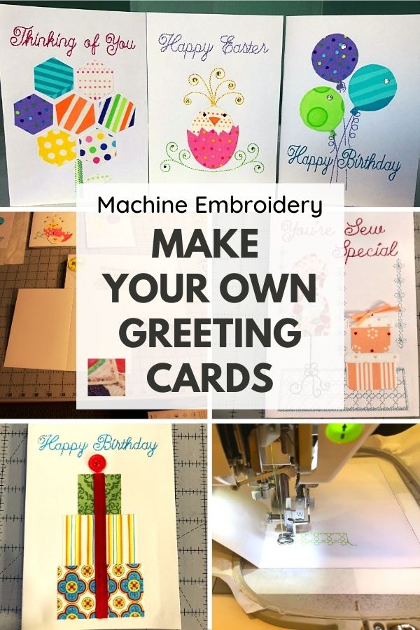 Machine Embroidery on Cardstock Christmas Card Part 1 