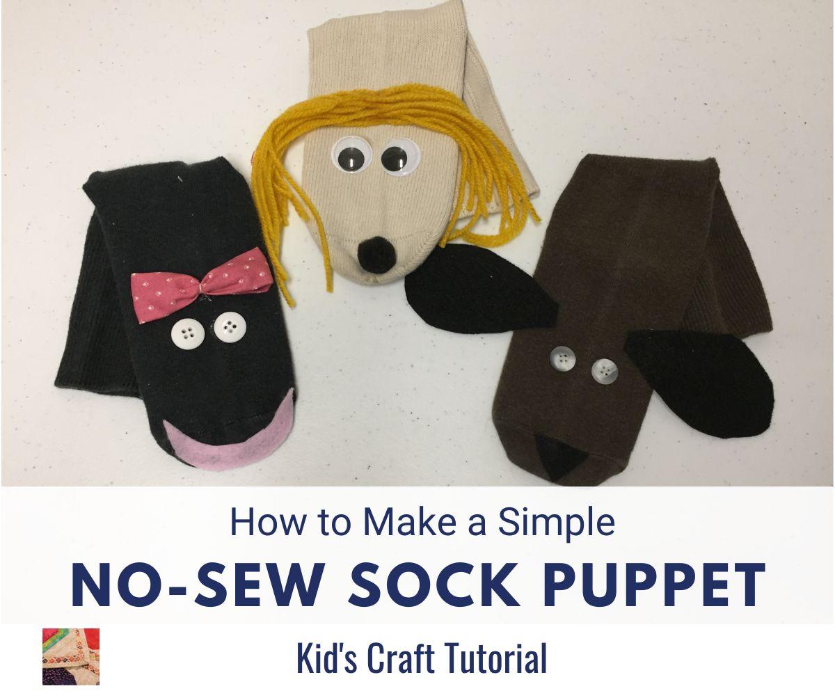 Personalised Finger Puppet Making Kits - Picture to puppet
