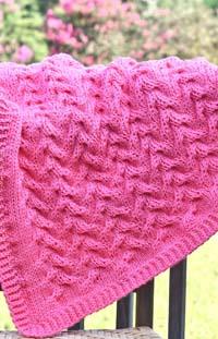 Free Red Heart Buffalo Plaid Crochet Stadium Blanket Pattern