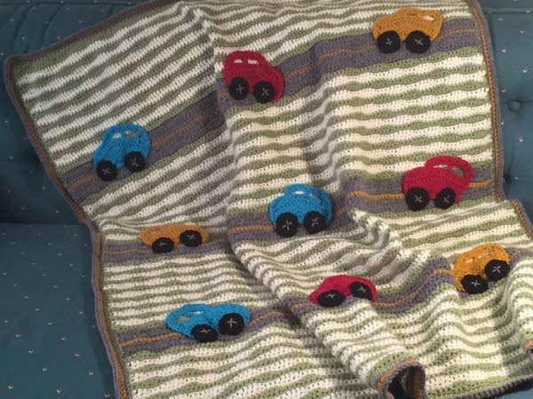 Crochet car 2025 blanket pattern