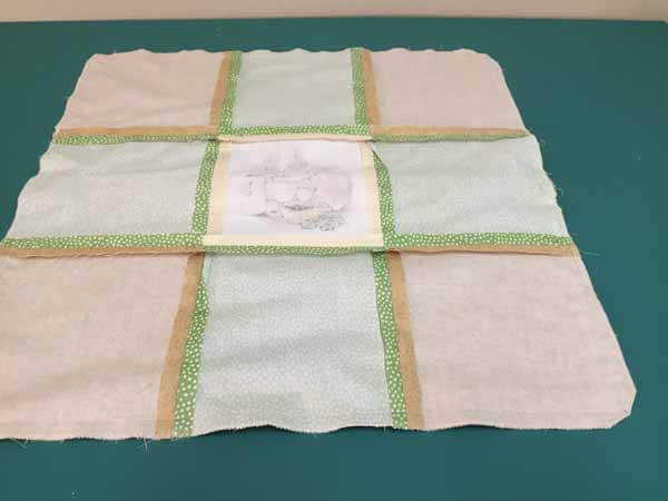 Nine Patch Pillow - Assemble Front and Back Together