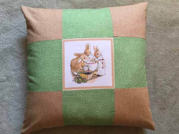 Nine Patch Pillow - Finished Pillow