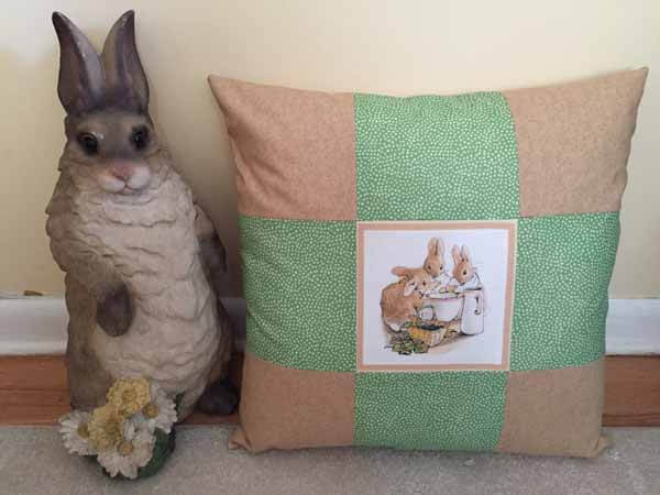 Nine Patch Pillow - Finished Pillow