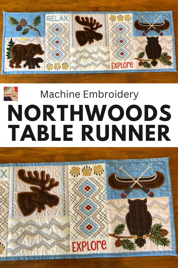 Northwoods Table Runner - pin