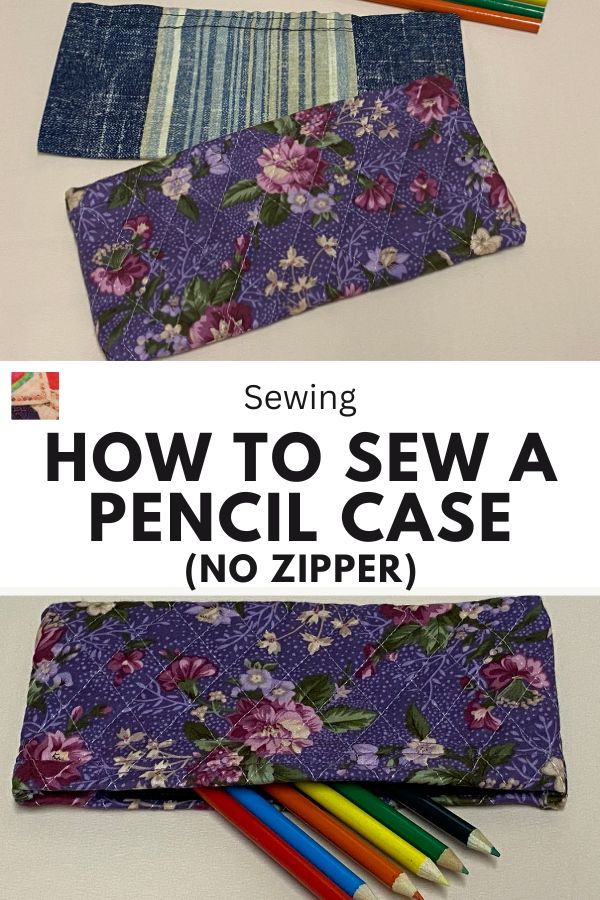 Pencil Case with No Zipper - pin