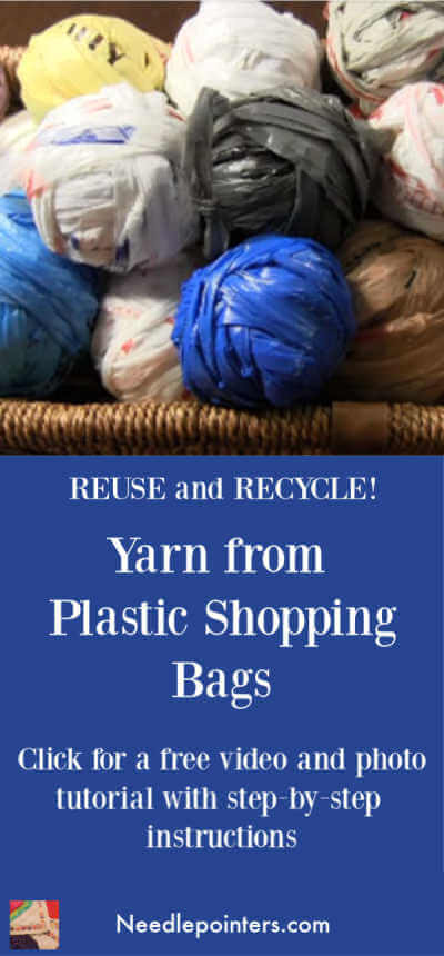 Plastic Bag Yarn Tutorial - Pin