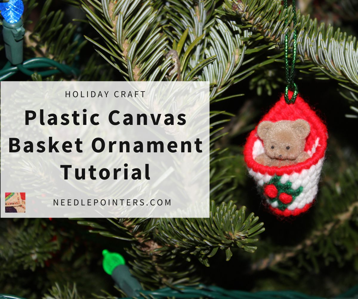 Penguin Christmas Ornaments-Plastic Canvas Pattern-PDF Download