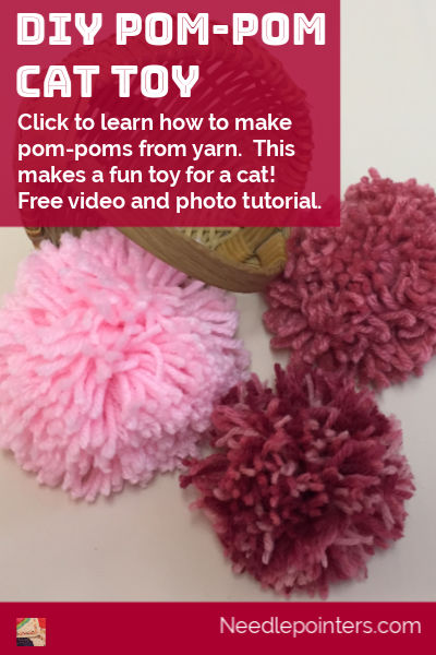 How to Make a Yarn Pom Pom with a Free Cardboard Template - Sarah Maker