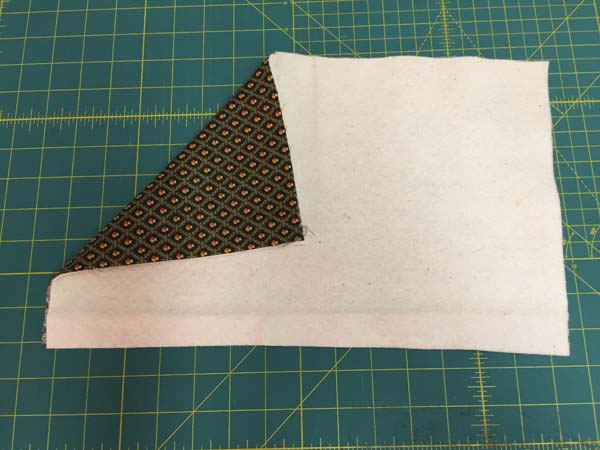 Pumpkin Mug Rug Tutorial - Backing & Batting