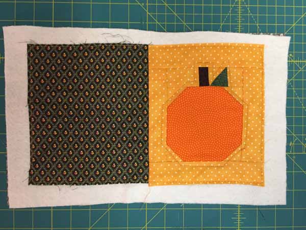 Pumpkin Mug Rug Tutorial - Blocks Quilted