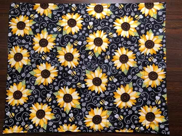 Quick Placemat Tutorial - Sunflower