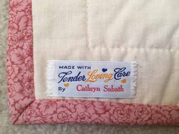 Quilt Labels, Personalized - Fabric Tags, For Handmade Sewing