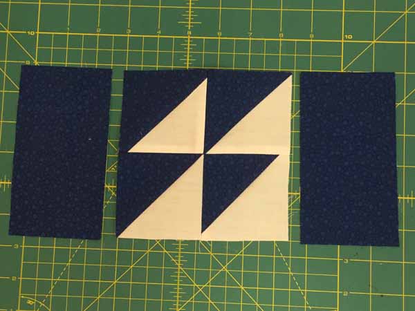 Sailboat Quilt Block - Add Rectangles
