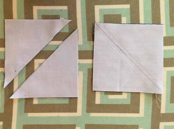 Sailboat Quilt Block - Cut Square