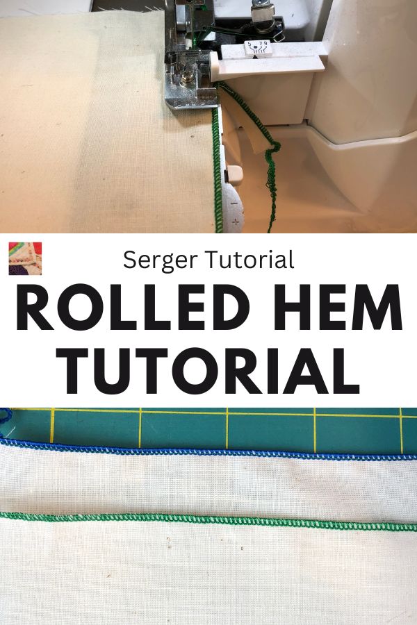 Rolled Hems: Time to Get Out the Serger!