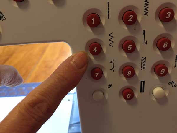 Serpentine Stitch - Machine Stitch