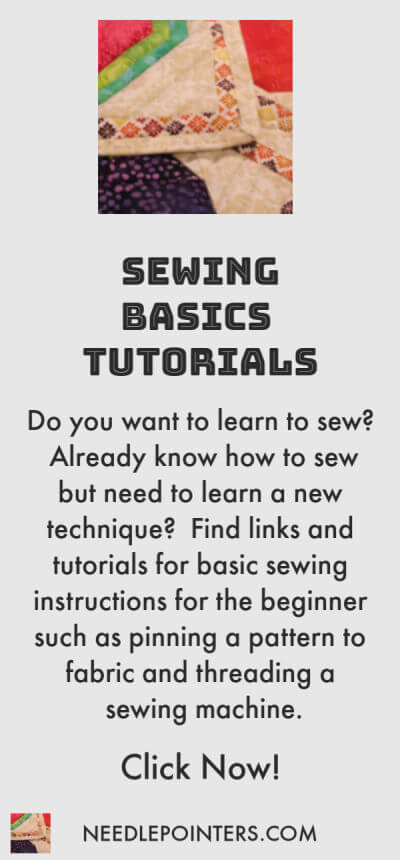Sewing - Basics | Needlepointers.com