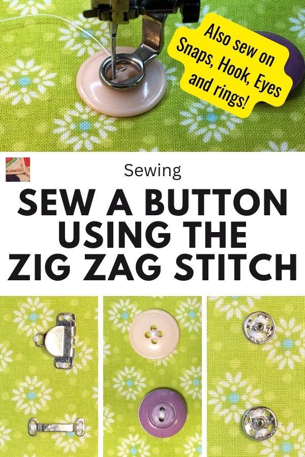Sewing Machine Zig Zag Stitch pin