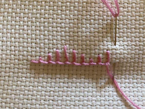 Long and Short Stitch Embroidery (Blanket Stitch) | Needlepointers.com