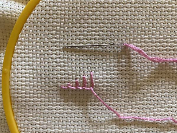 Long and Short Stitch Embroidery (Blanket Stitch) | Needlepointers.com