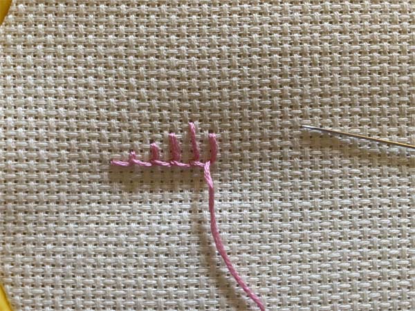 Long and Short Stitch Embroidery (Blanket Stitch) | Needlepointers.com