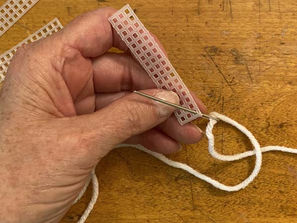 How to Thread Yarn Through a Needle