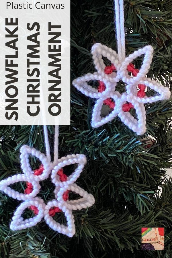 DIY Snowflake Christmas Ornament - pin1
