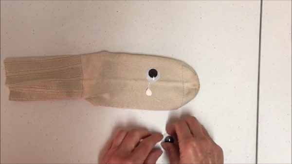 Sock Puppet - Glue Eyes