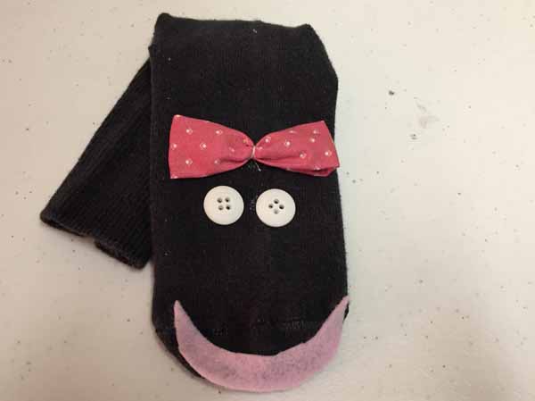 Sock Puppet with Bow