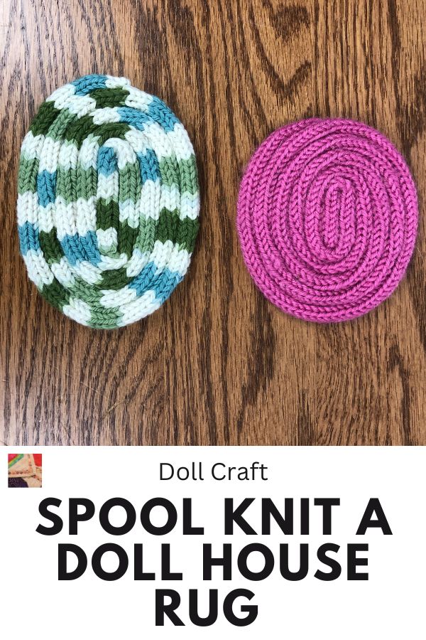 Spool Knit a Doll House Rug pin