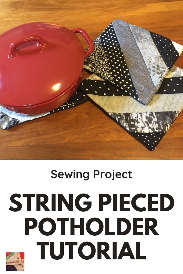 PDF Large Casserole Hot Pad Tutorial, Printable Sewing Pattern